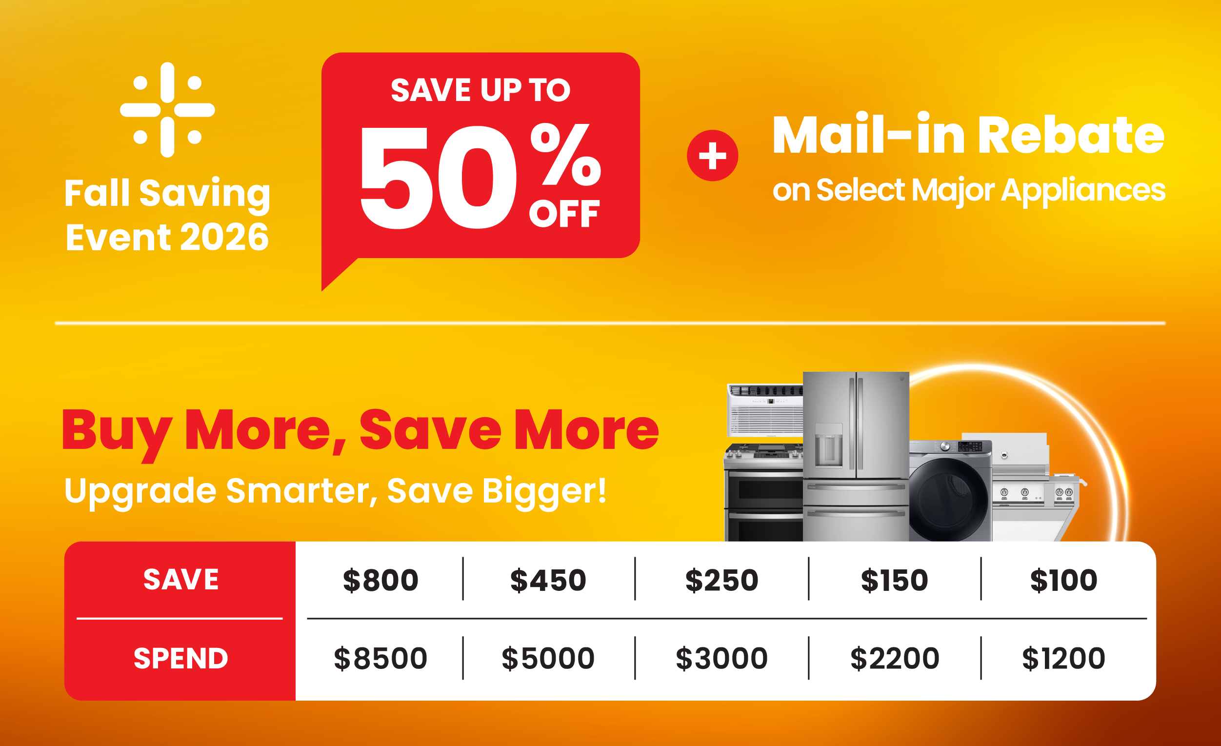 Fall Savings Blowout savings banner